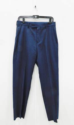 Awareness Kenneth Cole Men's Wool Navy Blue Color Trousers Size 30 Waist