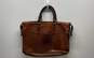 Unbranded Brown Leather Messenger Bag image number 2
