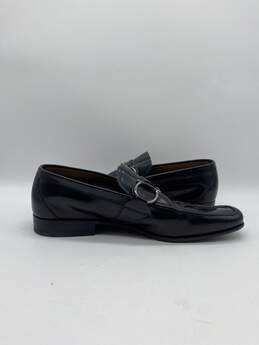 Authentic Salvatore Ferragamo Black Loafer Dress Shoe M 8.5