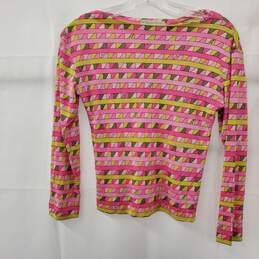 1960s Emilio Pucci Lord & Taylor Pink Silk Long Sleeve Top & Skirt Set Size 8 alternative image