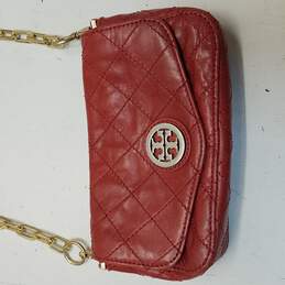 Tory Burch Classic Mini Shoulder Bag Lava Red
