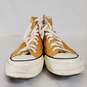Converse Chuck 70 Hi Sunflower Yellow Canvas Casual Shoes Unisex Size 7.5M/9.5L image number 3