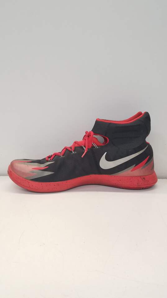 Nike Zoom HyperRev Black Red Basketball Men Athletic US 18 image number 2