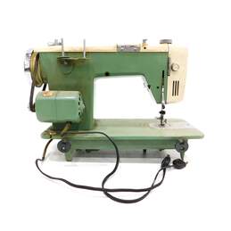 Vntg Bradford-Brother Electric Sewing Machine Powers On Parts Or Repair