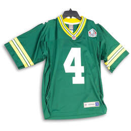 Vintage Mens Green Green Bay Packers Brett Favre #4 Football Jersey Size S