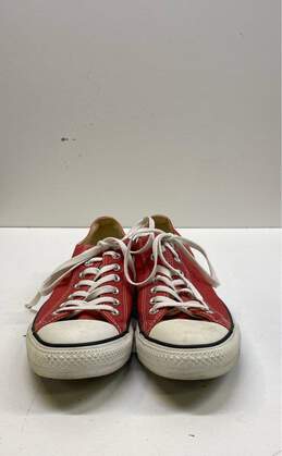 Converse All Star Classic Red Low Top Canvas Lace Up Sneakers Men's Size 10 alternative image