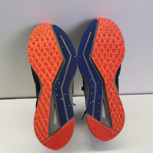 Nike Zoom Winflo 6 Black, Grey, Orange Sneakers CU4834-001 Size 14 image number 5