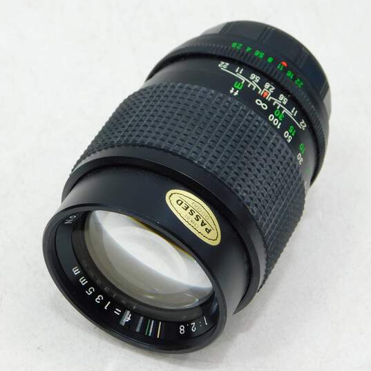 Pentax MV 35mm SLR Film Camera w/ 2 Lens, Flash, Exposure Meter & Bag image number 10