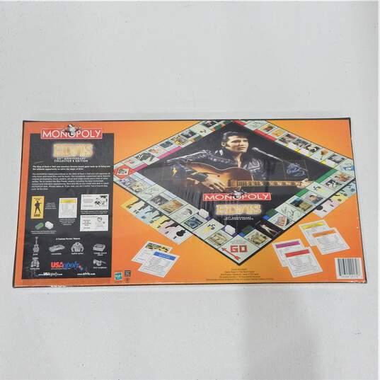 Hasbro USAopoly 25th Anniversary Collector's Edition Elvis Monopoly (Sealed) image number 2