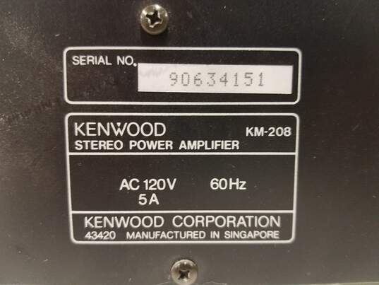 Kenwood KM-208 Amplifier image number 3
