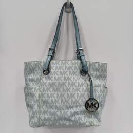 Michael Kors Monogram Pattern Shoulder Handbag