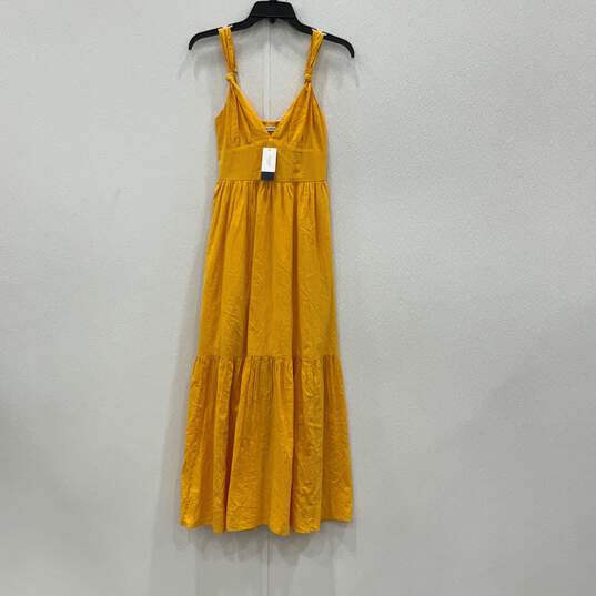 NWT Abercrombie & Fitch Womens Yellow Sleeveless Pullover A-Line Dress Size XS image number 1