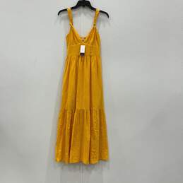 NWT Abercrombie & Fitch Womens Yellow Sleeveless Pullover A-Line Dress Size XS