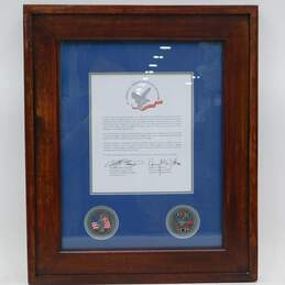 9/11 Hometown Heroes Salute American Airman Legacy Of Valor Coin Display Framed IOB alternative image