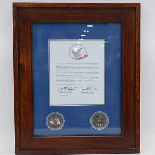 9/11 Hometown Heroes Salute American Airman Legacy Of Valor Coin Display Framed IOB image number 2