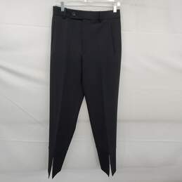 Helmut Lang Women's Black Wool Blend Trousers Size 2