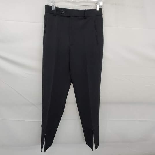 Helmut Lang Women's Black Wool Blend Trousers Size 2 image number 1