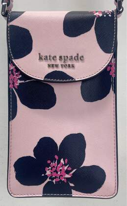 Kate Spade Cameron Floral Print Phone Crossbody Pink