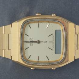Citizen T010-085105SU Ana-Digi Vintage Gold Tone Watch