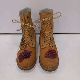Timberland Painted Suede Boots Womens sz 8