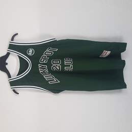 NBA Men Green Lucky Spot Club Jersey 46 XL