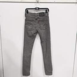 Levi's 510 Grey Straight Leg Jeans Size 28x32 alternative image