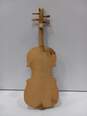 Unfinished Wooden 4-String Violin Instrument image number 4