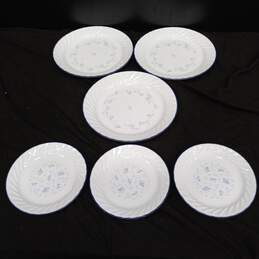 Bundle of 3 Corning Ware Dinner Plates & 3 Bread & Butter Plates