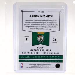 2020-21 Aaron Nesmith Panini Rookie Celtics Pacers alternative image