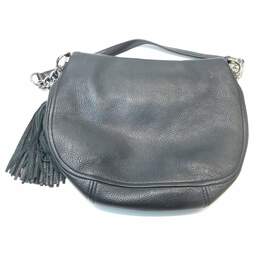 Michael Kors Leather Shoulder Bag Black alternative image