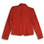 NWT 7th Avenue New York & Company Design Studio Womens Red One Button Blazer 0 image number 2