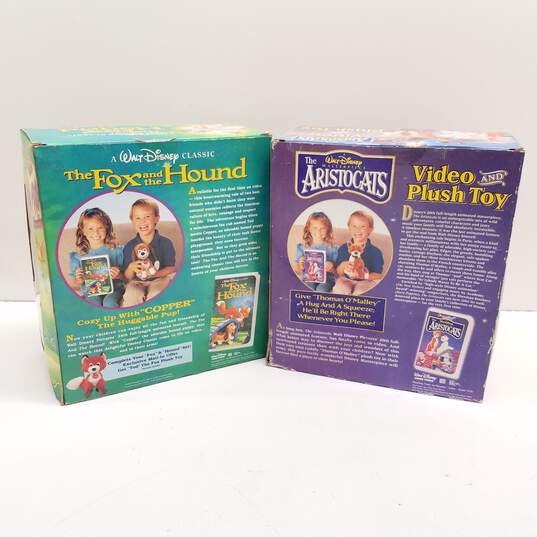 Lot of 2 Disney VHS Videos and Plush Toys image number 7