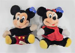 Vintage Mickey and Minnie Mouse Plush Disneyland