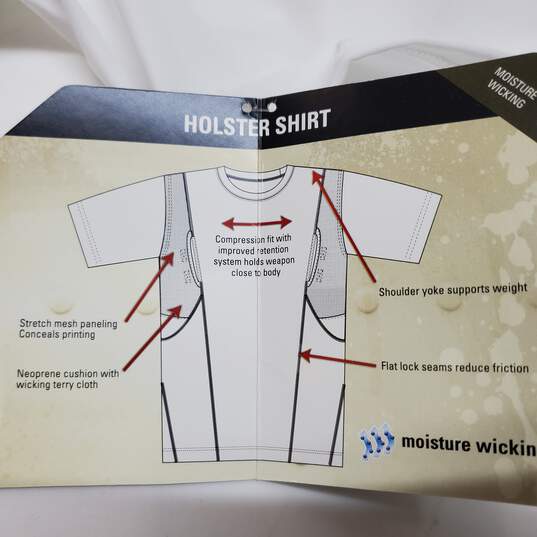 5.11 Tactical Series White Holster Undershirt Men's M NWT image number 5