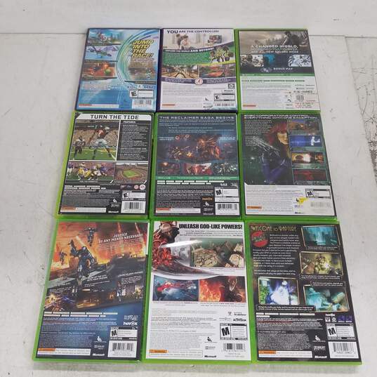Lot of 9 Xbox 360 Video Games #4 image number 2