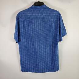 Tommy Bahama Men Blue Dress Shirt L