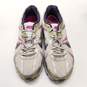 Nike Air Pegasus 26 White Silver Purple Athletic Shoes Women's Size 11 image number 5