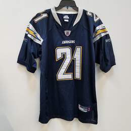 Mens Blue Los Angeles Chargers LaDainian Tomlinson #21 NFL Jersey Size 54