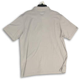 NWT Mens Gray Spread Collar Short Sleeve Golf Polo Shirt Size 2XL alternative image
