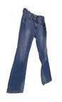 Mens Blue Light Wash Pockets Casual Denim Bootcut Jeans Size 32R image number 2