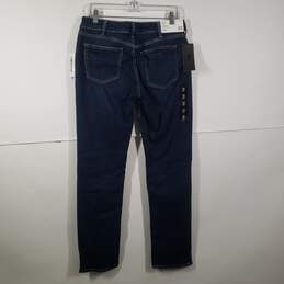 NWT Womens Slim Fit 5-Pocket Design Denim Straight Leg Jeans Size 32X31 alternative image