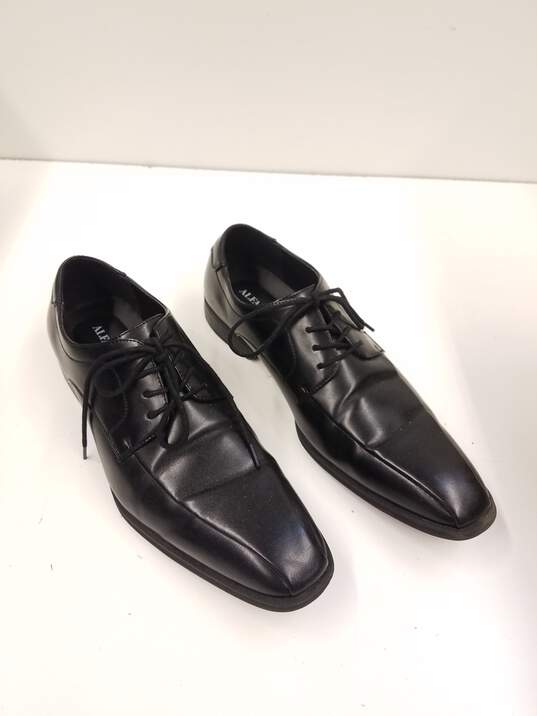 Alfani Men's Seth Black Faux Leather Derby Dress Shoes Size 11 image number 3