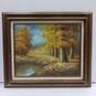 Painting Of A Meadow In Wood Frame image number 1