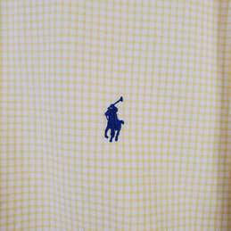 Ralph Lauren Men's Yellow Button Up SZ 16 alternative image