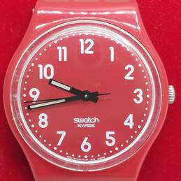 Swatch Swiss Rubber Unisex Super Red Quartz Watch