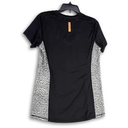 Womens Black Gray Live Limitless Short Sleeve V-Neck Pullover T-Shirt Sz M alternative image