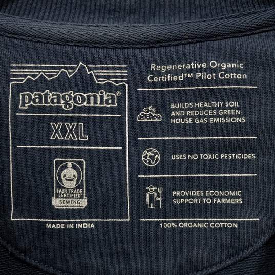 Patagonia Men's Blue Sweatshirt Size XXL image number 3
