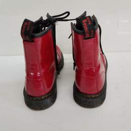 Dr. Martens 1461 Y Red Glitter Boots Size 7 alternative image