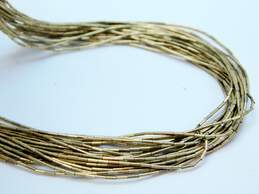 Vintage Liquid Gold Filled Multi Strand Necklace 14.0g alternative image