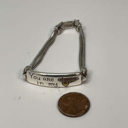 Designer Brighton Two-Tone You Are Always In My Heart Chain Bracelet alternative image